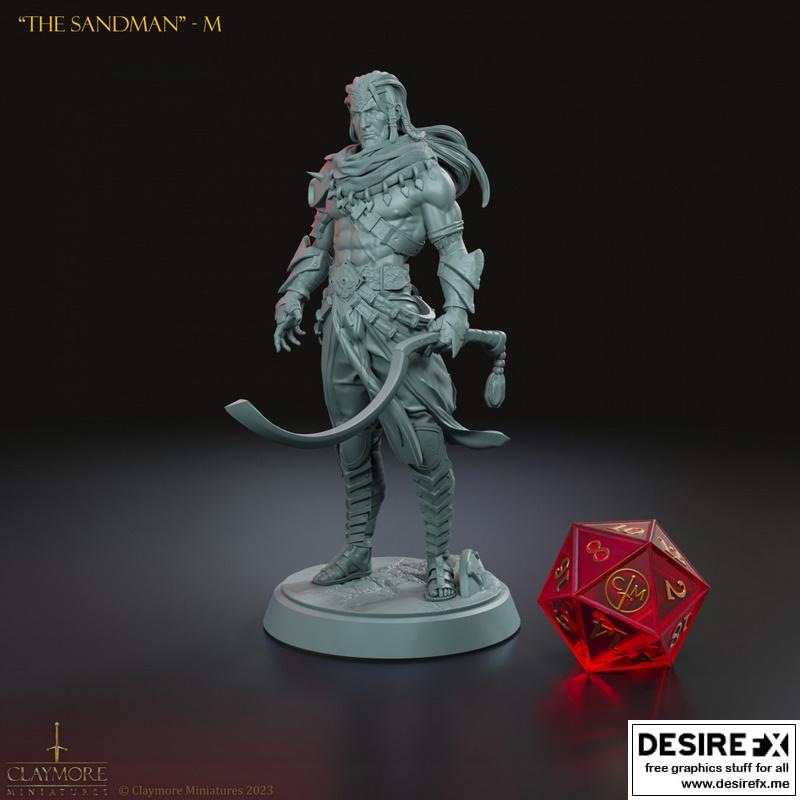 沙男——3D打印模型|The Sandman – 3D Print Model