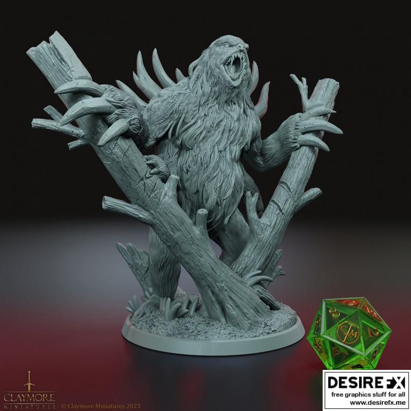 慢猴恐怖 – 3D打印模型|Sloth Terror – 3D Print Model