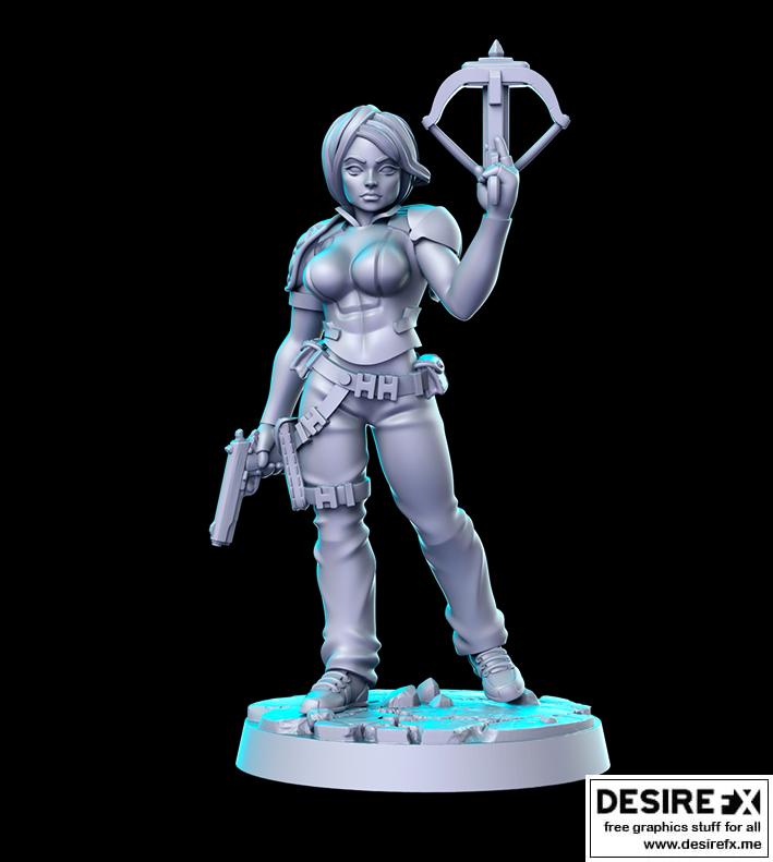 Scarlett Soldier 3D打印模型|Scarlett Soldier – 3D Print Model