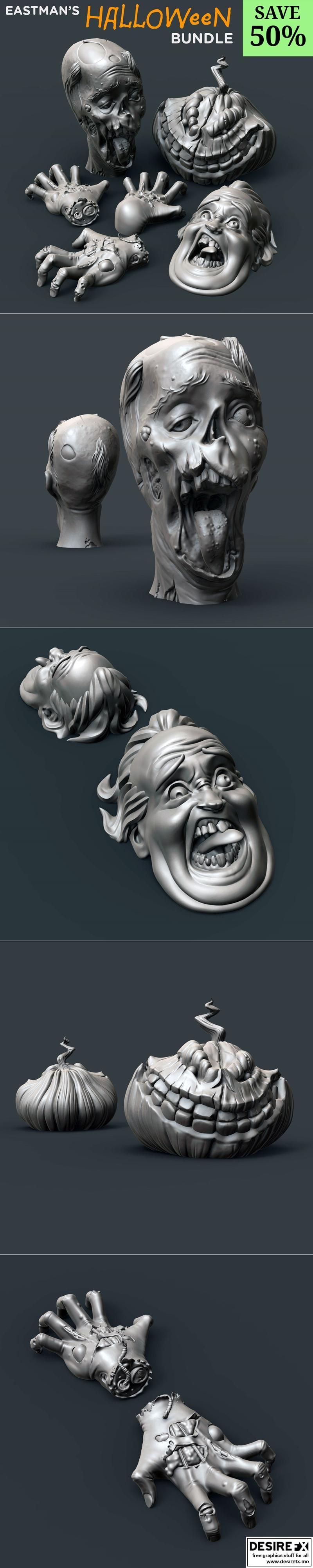 Eastmen Halloween 3D打印模型包|Eastmen – Halloween Bundle – 3D Print Model STL