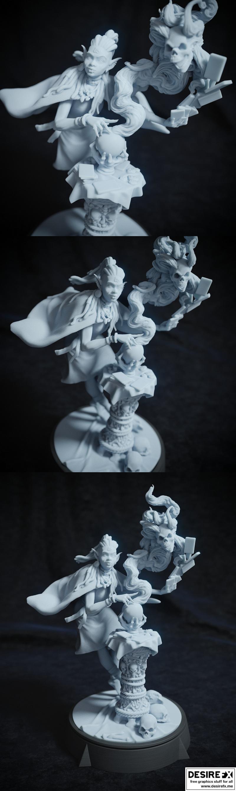 Shinra《最终幻想》3D打印模型|Shinra Allseeker – 3D Print Model