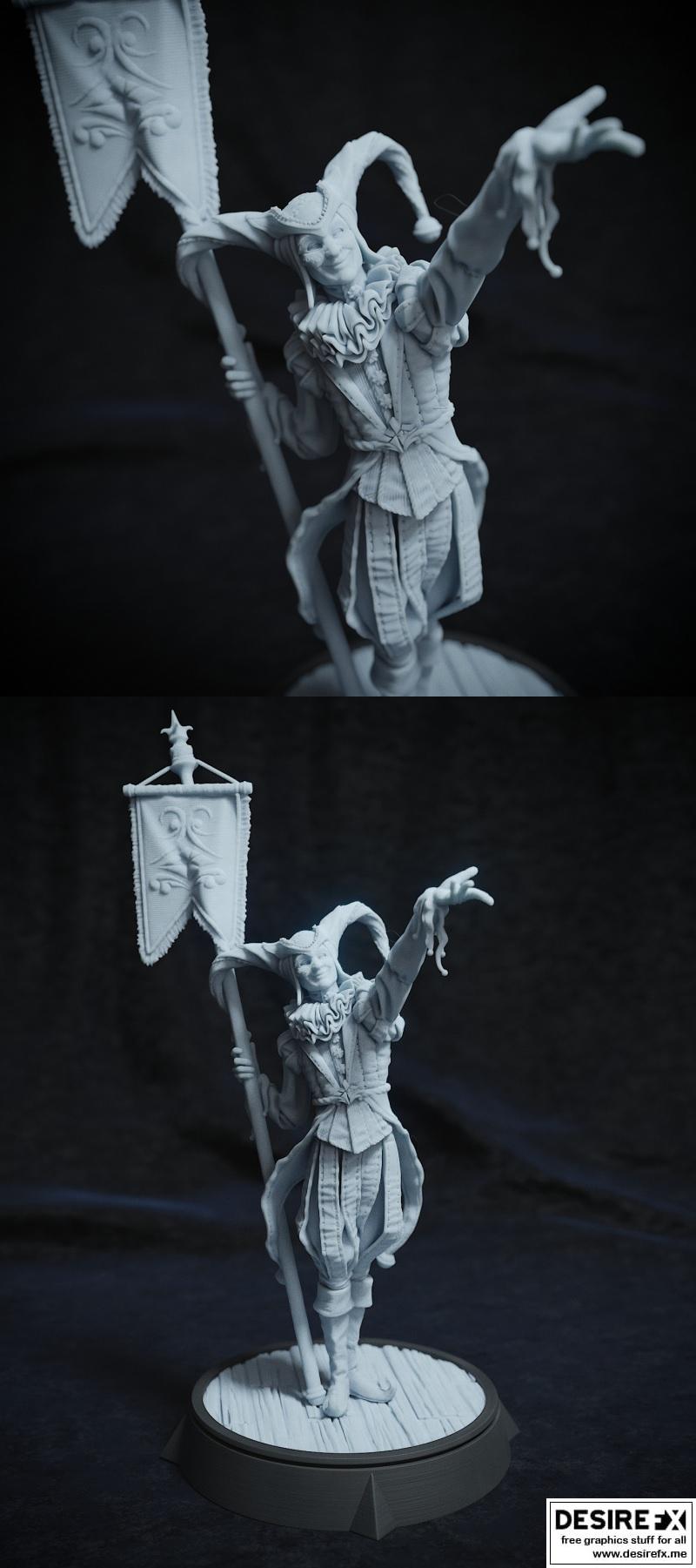 Mr. Kite - 动漫角色3D打印模型|Mr. Kite – 3D Print Model