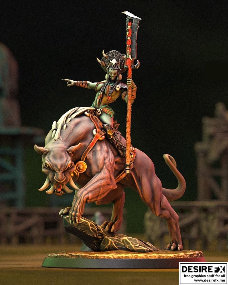 Vakahn 3D打印模型：Karnivox角色立体造型|Vakahn on Karnivox – 3D Print Model