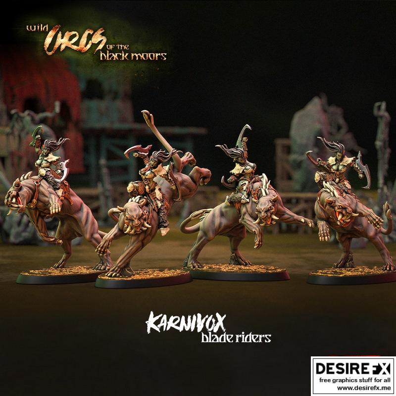 Karnivox Blade Riders 3D打印模型|Karnivox Blade Riders – 3D Print Model