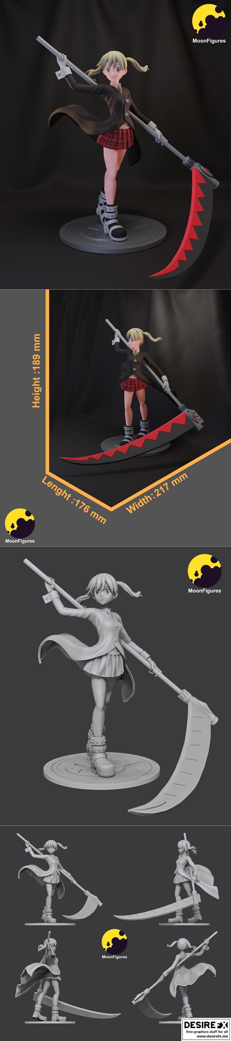 MoonFigures – Maka Albarn – 3D Print Model STL