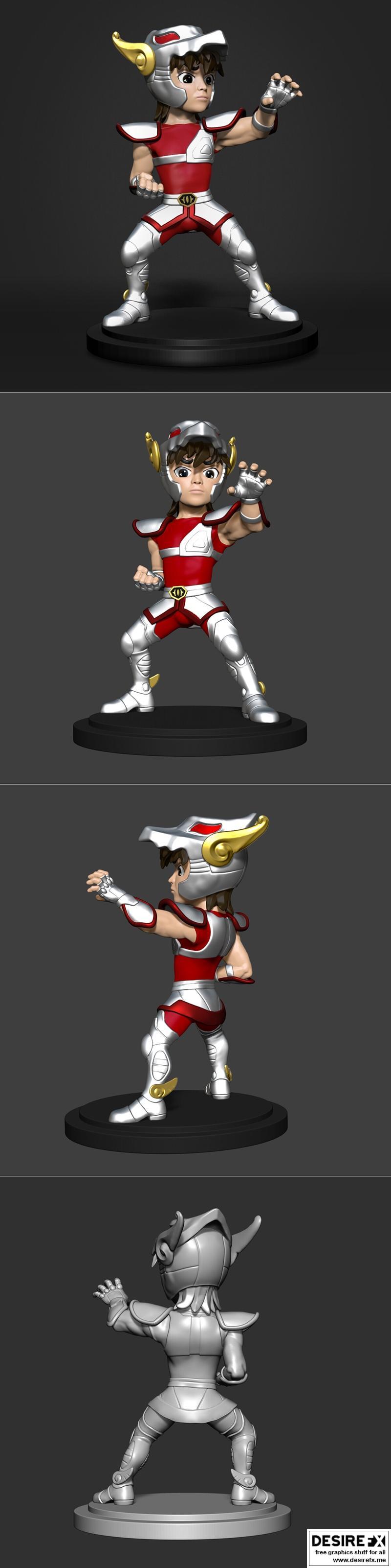 圣斗士星矢 佩加索斯 3D打印模型|Saint Seiya – Pegasus – 3D Print Model STL