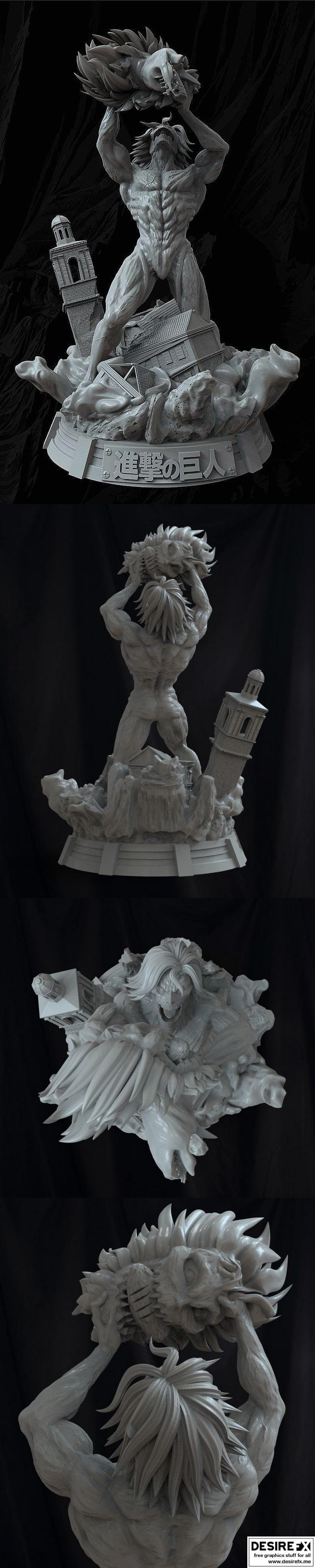 Eren Titan – Attack On Titan – 3D Print Model