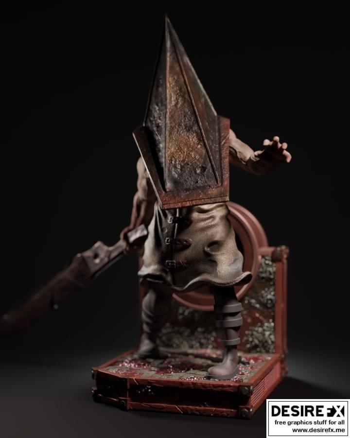 金字塔头 - 3D打印模型|Pyramid Head – 3D Print Model