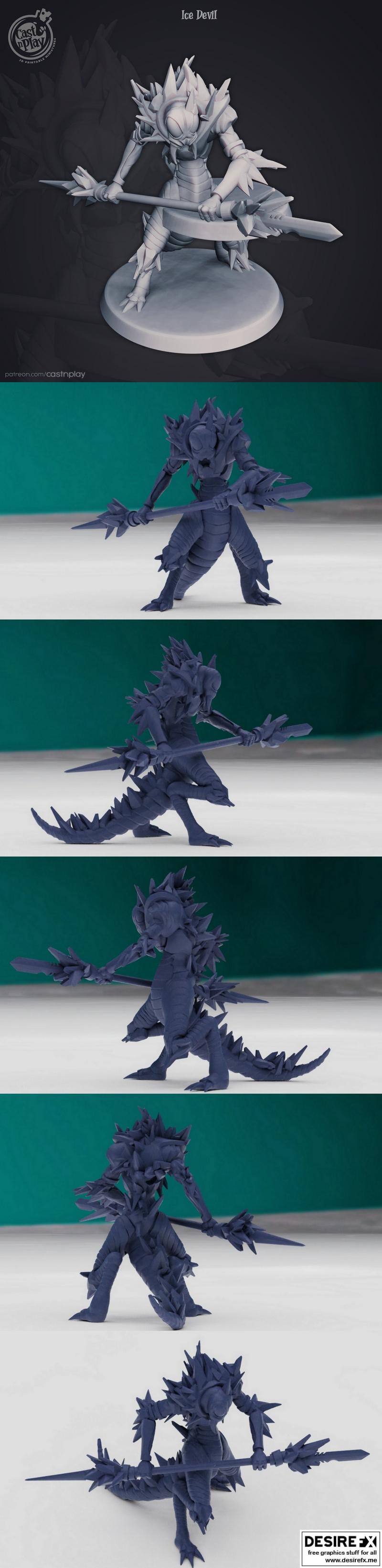 冰鬼——3D打印模型|Cast n Play – Ice Devil – 3D Print Model