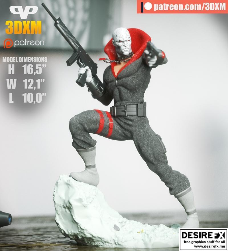 Destro - 3D打印模型 - 动漫游戏角色模型|Destro – 3D Print Model STL