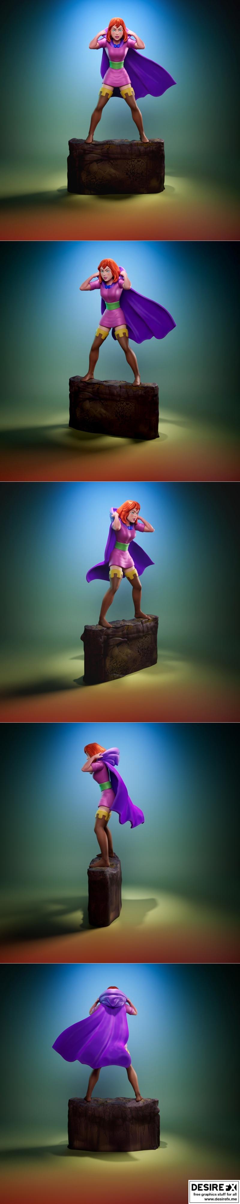 她莉——龙与地下城——3D打印模型|Sheila – Dungeons and Dragons – 3D Print Model STL
