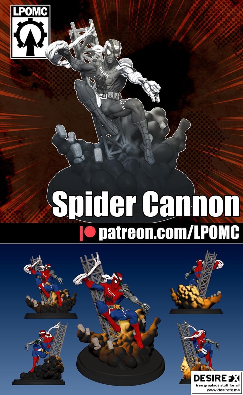 LPOMC - Cyber Spider - 3D打印模型|LPOMC – Cyber Spider – 3D Print Model STL