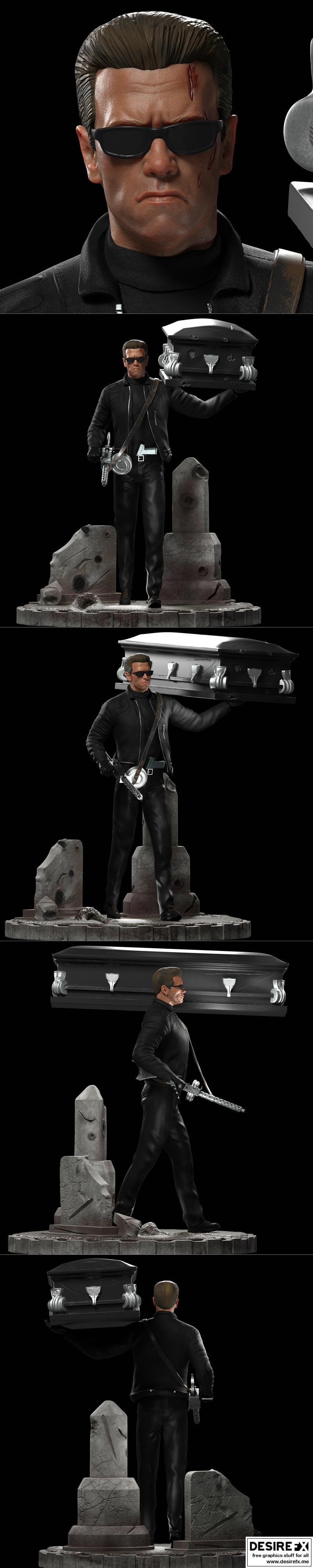 终结者 3D打印模型|Terminator – 3D Print Model STL