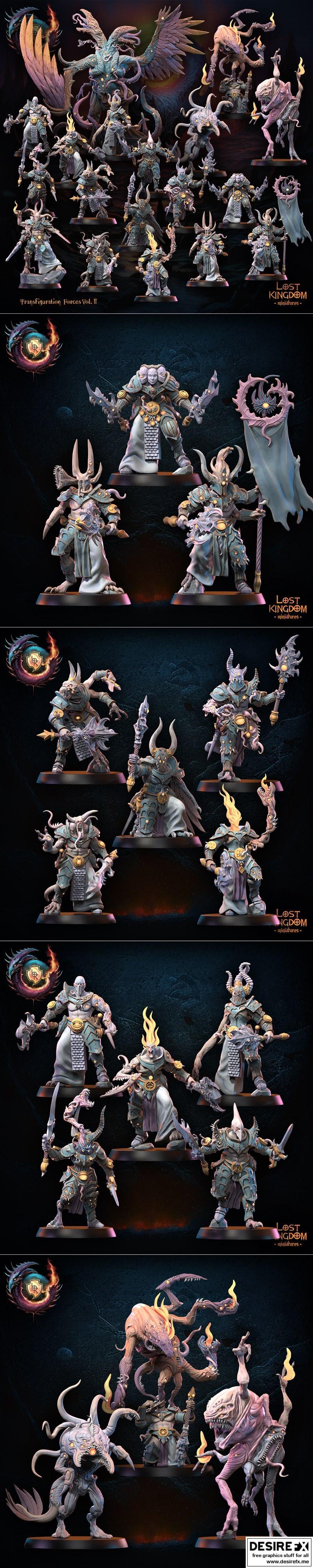 Lost Kingdom迷你模型——蜕变之力2卷 3D打印模型 STL|Lost Kingdom Miniatures – Transfiguration Forces Vol 2 September 2023 – 3D Print Model STL