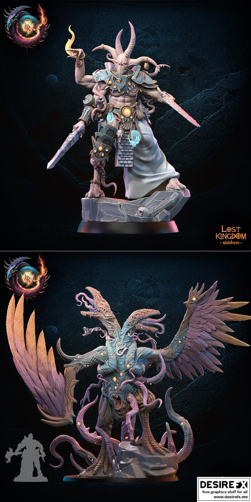 Lost Kingdom迷你模型——蜕变之力2卷 3D打印模型 STL|Lost Kingdom Miniatures – Transfiguration Forces Vol 2 September 2023 – 3D Print Model STL