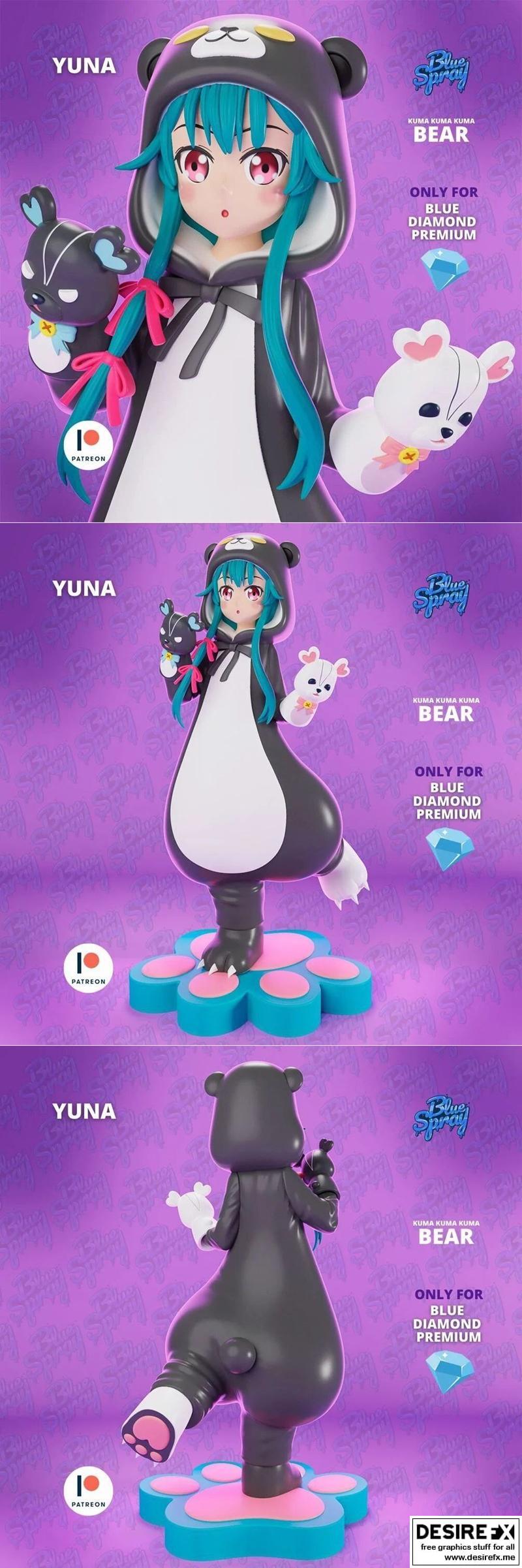 Yuna 3D打印模型|Yuna – 3D Print Model STL