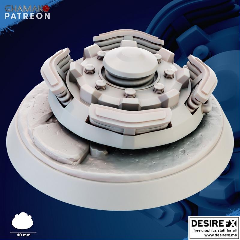 帝国征途炸弹——3D打印模型|Imperator Incursor Bomb – 3D Print Model