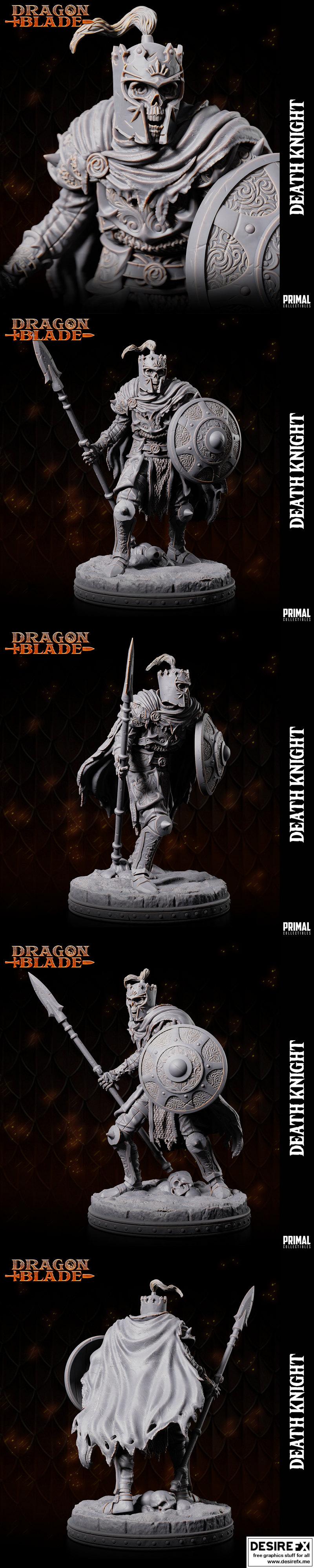 死亡骑士 3D打印模型|Death Knight – 3D Print Model