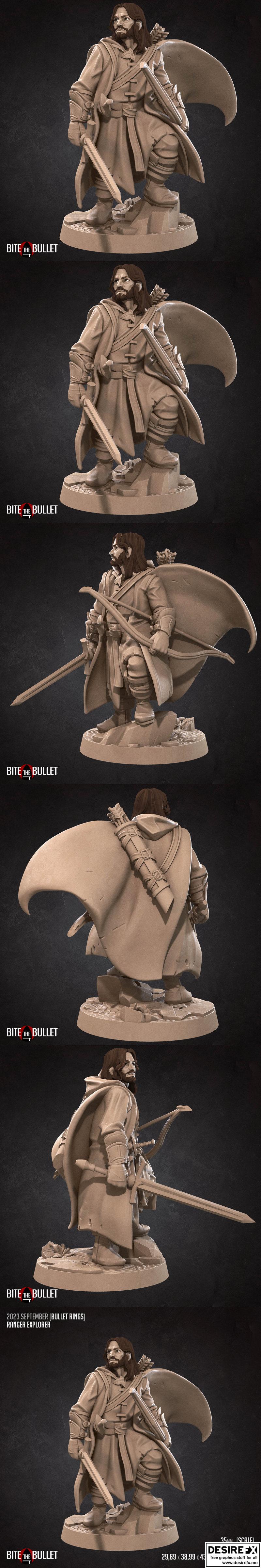 咬牙前行——侦察兵探索者3D打印模型|Bite the Bullet – Ranger Explorer – 3D Print Model