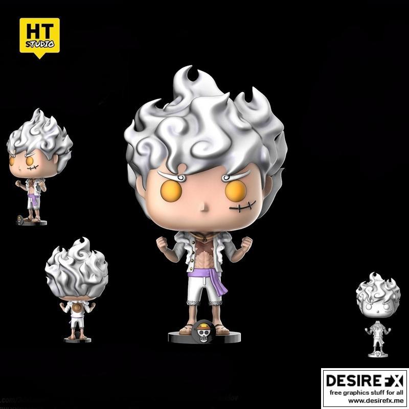 路飞Gear 5尼卡《海贼王》定制3D打印模型|Luffy gear 5 Nika One Piece Custom – 3D Print Model STL