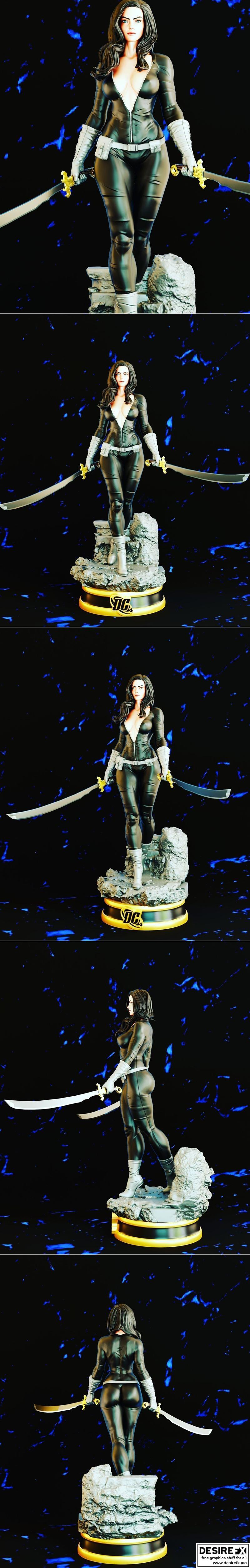 BrunoArt3D - Talia al Ghul - 3D打印模型|BrunoArt3D – Talia al Ghul – 3D Print Model STL