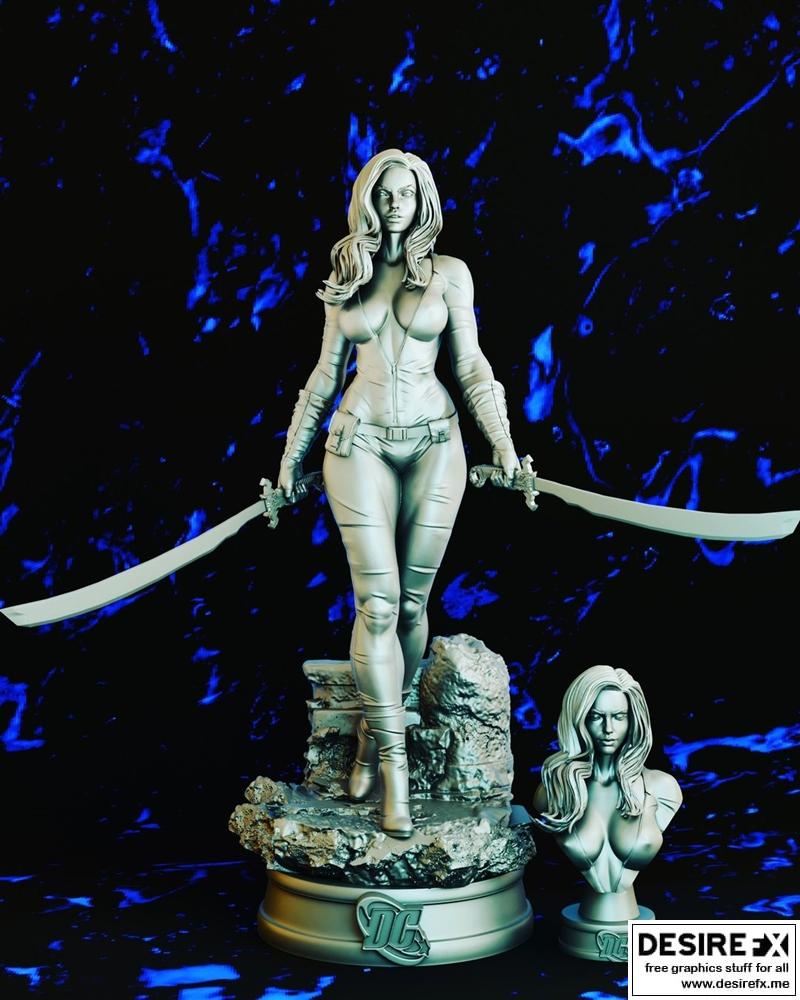 BrunoArt3D - Talia al Ghul - 3D打印模型|BrunoArt3D – Talia al Ghul – 3D Print Model STL