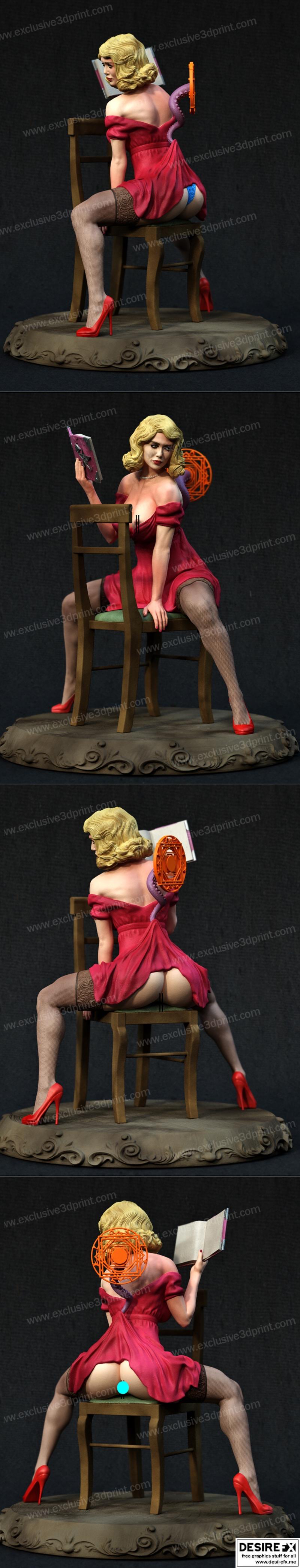 独家呈现——Wanda教师角色3D打印模型|Exclusive – Teacher Wanda – 3D Print Model STL