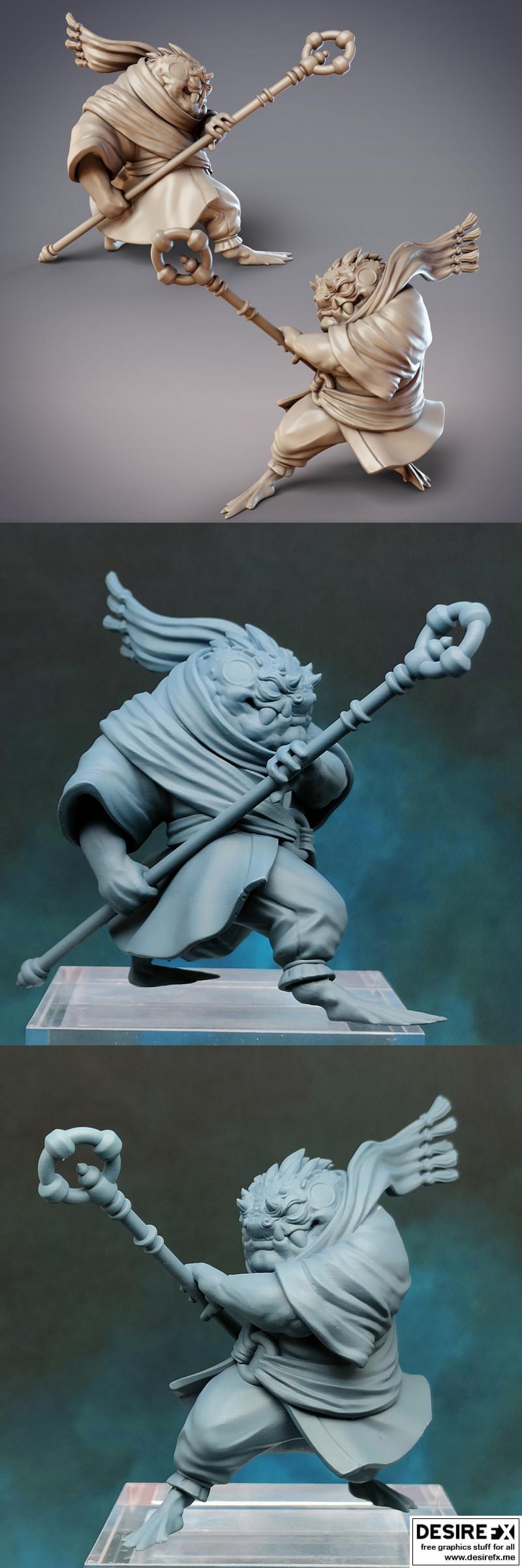 CobraMode – Toad Ogre Monk – Tajima Desert Hikiga Monk – 3D Print Model