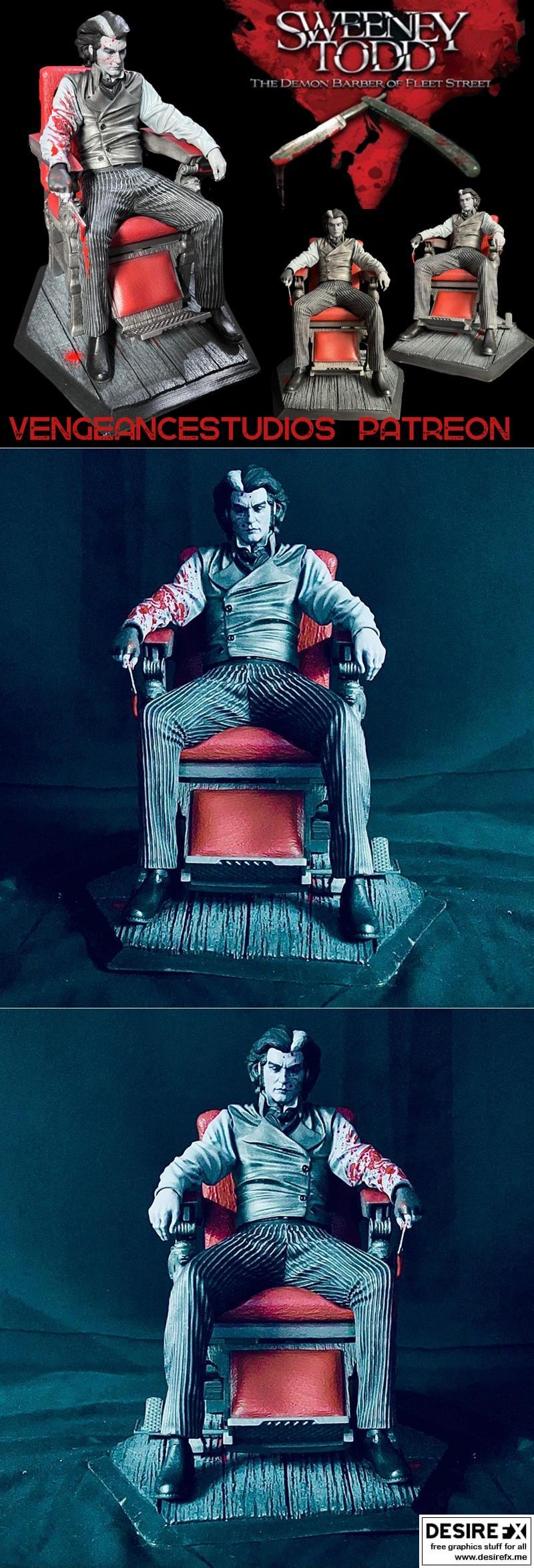 Sweeney Todd 3D打印模型|Sweeney Todd – 3D Print Model STL