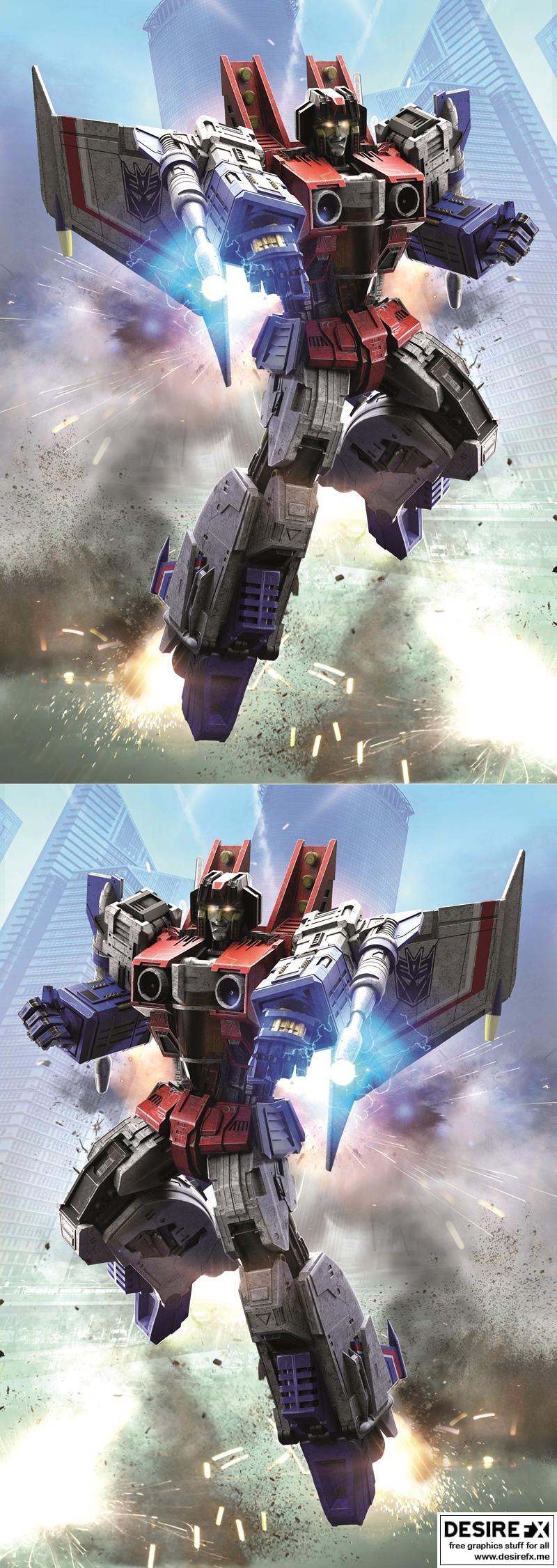 变形金刚-斯特拉姆-3D打印模型|Transformers – Starscream – 3D Print Model STL