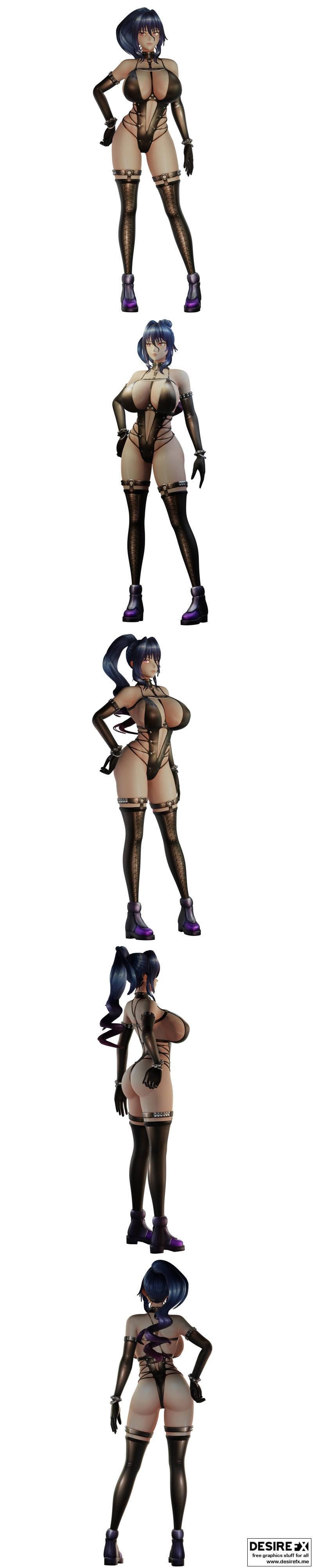 Rin - 动漫角色3D打印模型|Rin – 3D Print Model STL