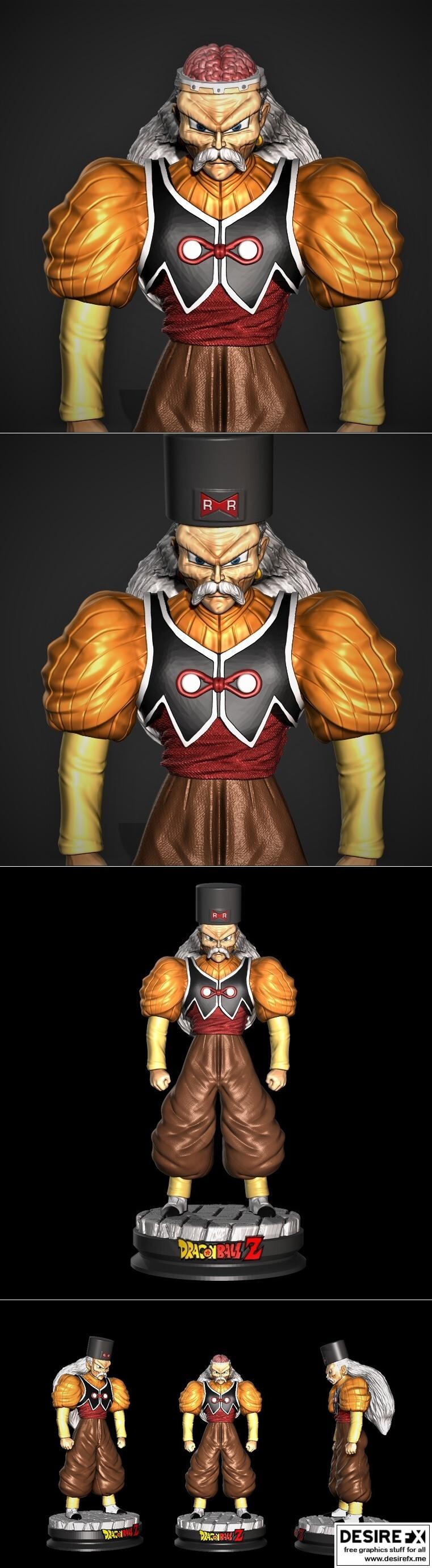 DR Gero - 3D打印模型 - 机器人Gero|DR Gero – 3D Print Model STL