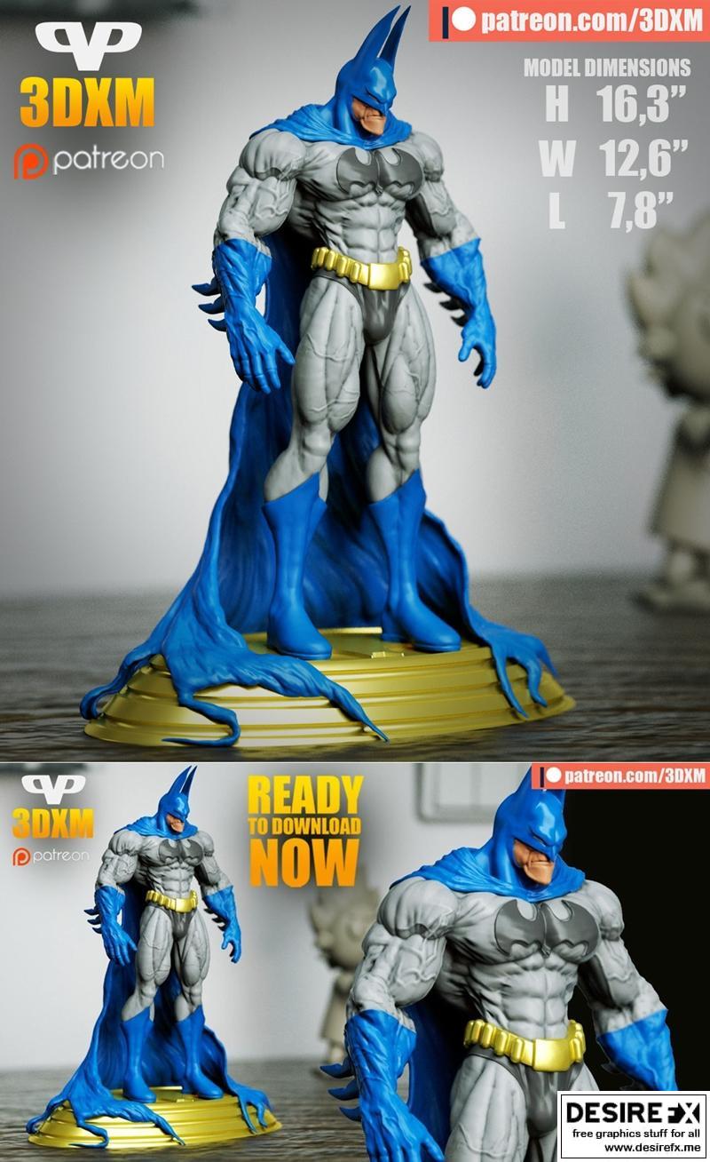 Simon Bisley  Batman 3D打印模型|Simon Bisley Batman – 3D Print Model STL