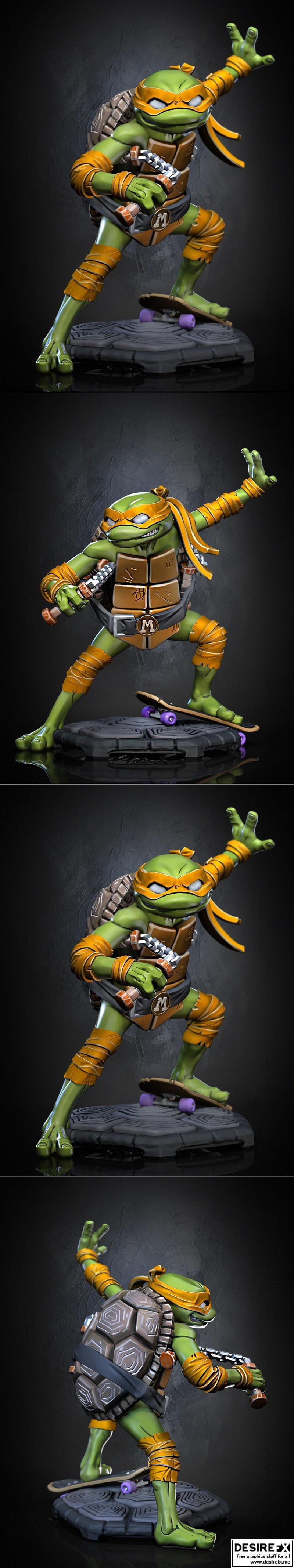 Dragun Studios - Mikey 3D打印模型|Dragun Studios – Mikey Fan Art – 3D Print Model STL