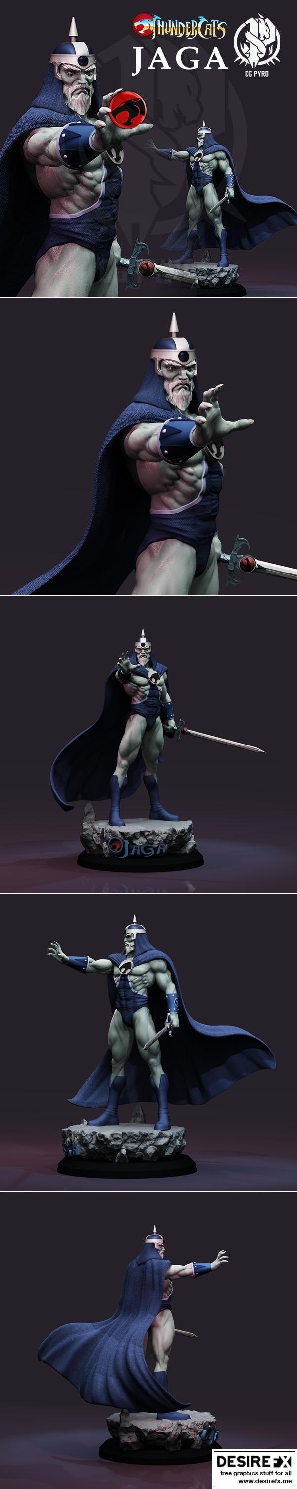 雷霆特攻队 Jaga 3D打印模型|Jaga from Thundercats – 3D Print Model STL