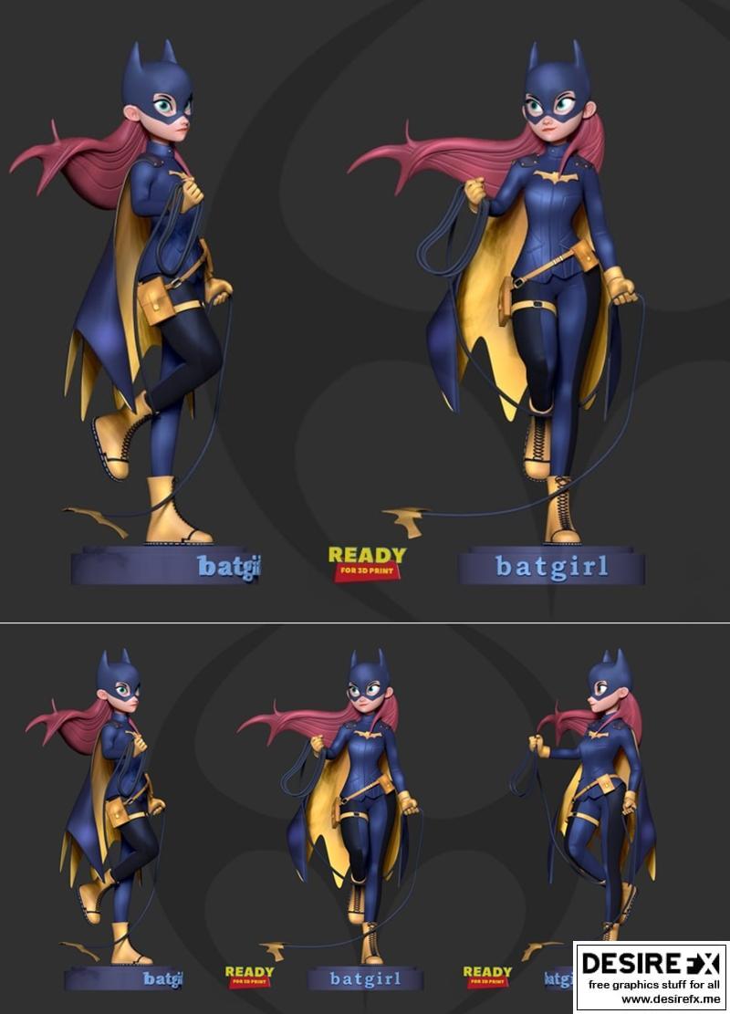 Batgirl – 3D Print Model STL