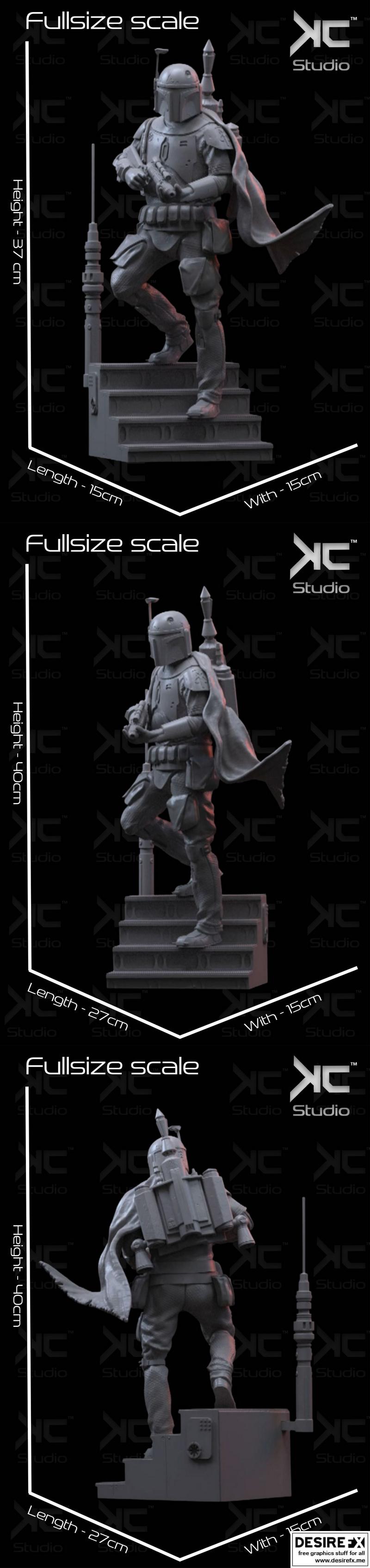 3D打印模型：Boba Fett 限量版角色造型|Boba Fett – 3D Print Model