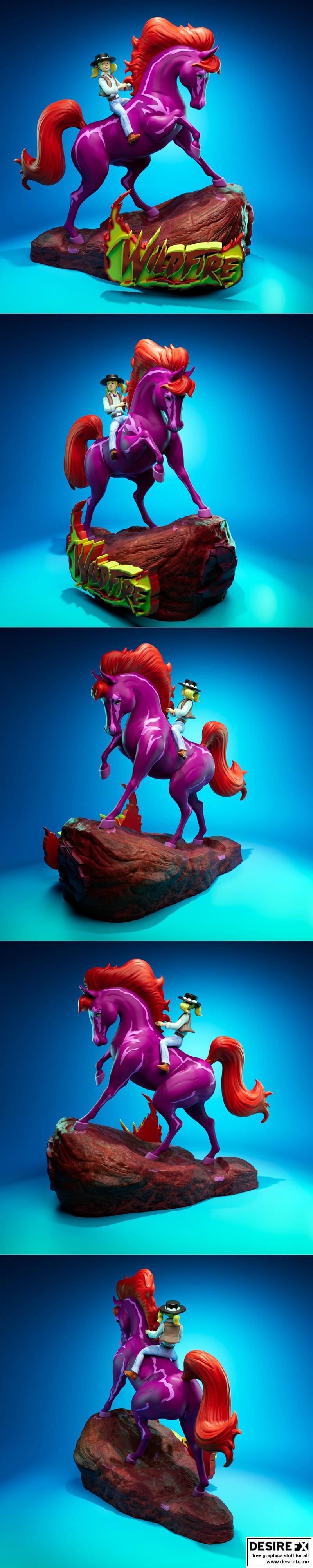 野火 3D打印模型|Wildfire – 3D Print Model STL