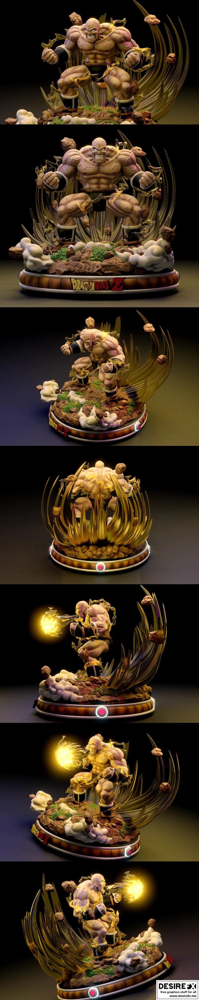 纳帕 - 动漫模型 - 3D打印角色|Nappa – Dragon Ball Z – 3D Print Model
