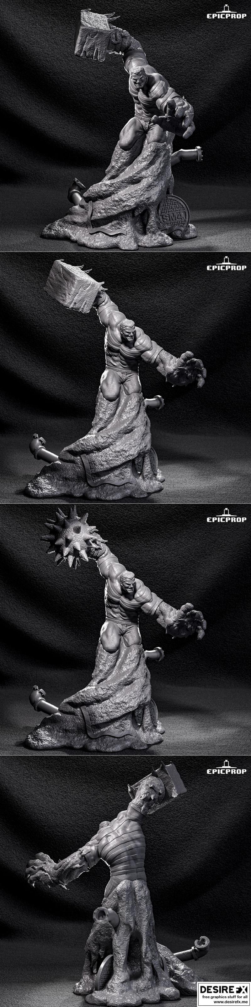 沙人 3D打印模型|Epic Prop – Sandman – 3D Print Model STL
