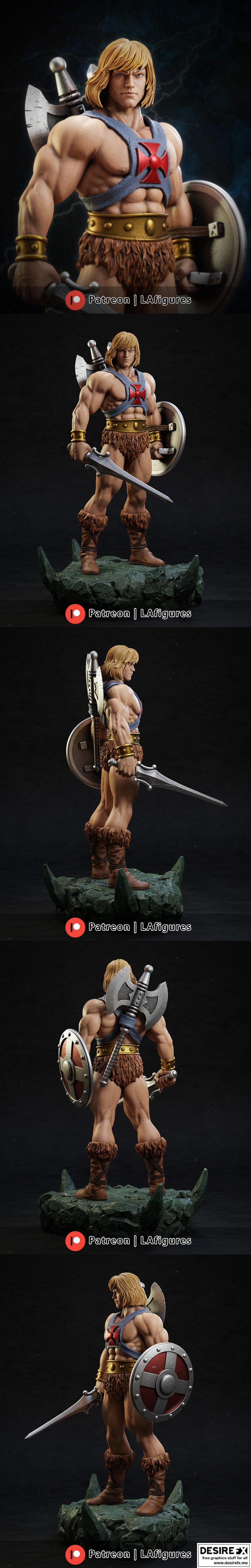 He-Man 3D打印模型|He-Man – 3D Print Model