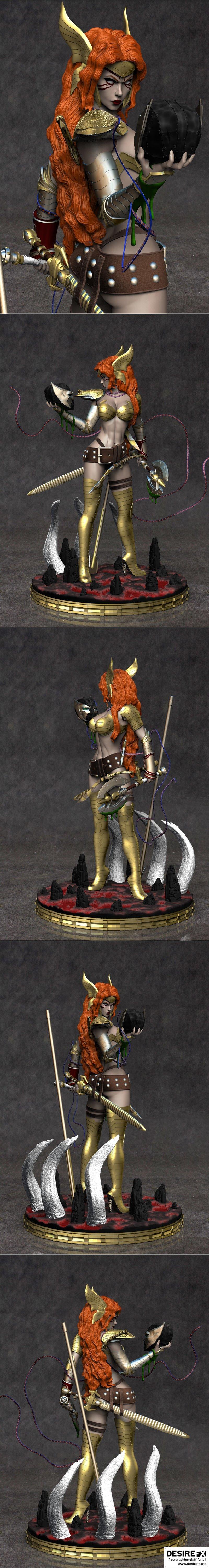 Angela 3D打印模型 STL|Angela by Jhonny Vasquez – 3D Print Model STL