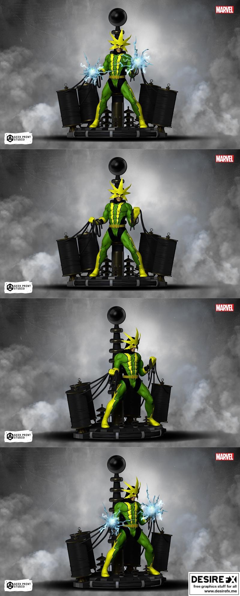 电光幻想 3D打印模型|Electro – 3D Print Model STL