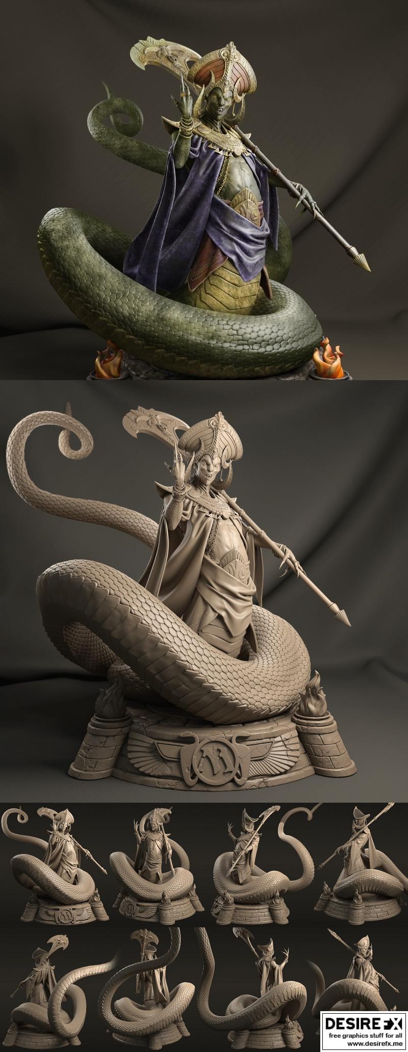赛迪斯暴君——魔法的挑战——3D打印模型|Sidisi Brood Tyrant – Magic The Challenge – 3D Print Model