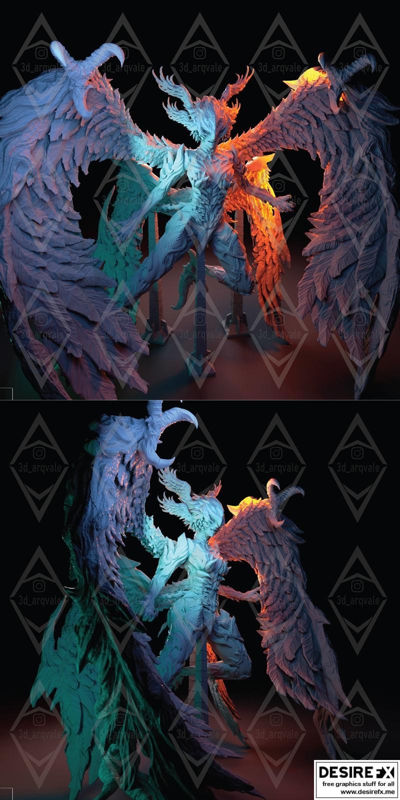 最终幻想16 伽鲁达 3D打印模型|Garuda – Final Fantasy XVI – 3D Print Model STL