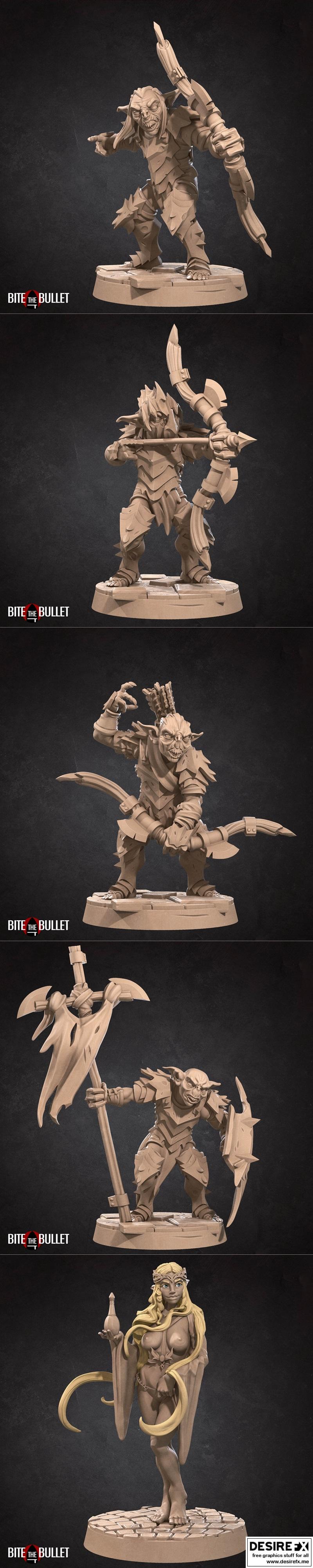 咬下子弹——九月2023 bullet rings 3D打印模型|Bite the Bullet – Bullet Rings September 2023 – 3D Print Model STL