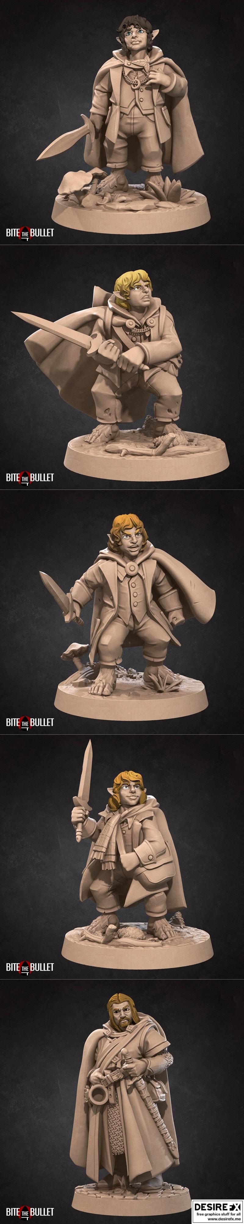 咬下子弹——九月2023 bullet rings 3D打印模型|Bite the Bullet – Bullet Rings September 2023 – 3D Print Model STL