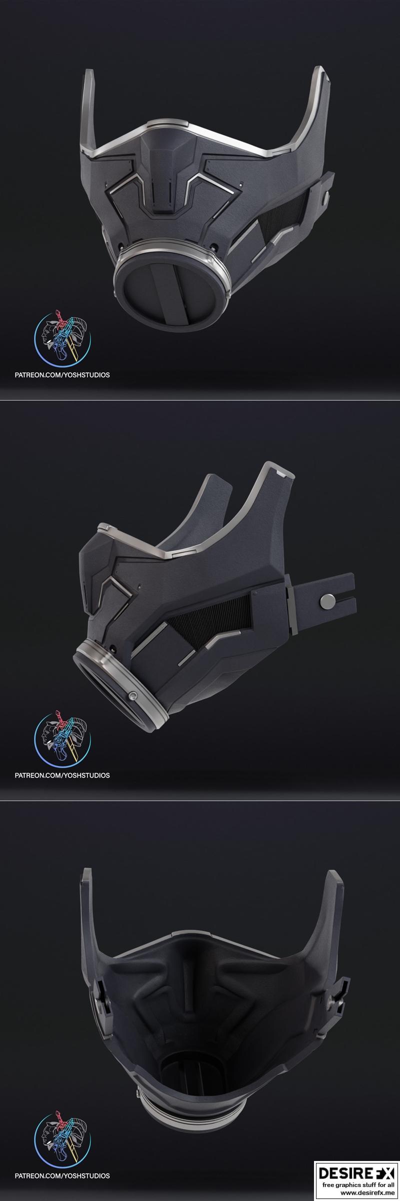 Smoke Mask MK1 3D打印模型|Smoke Mask MK1 – 3D Print Model STL
