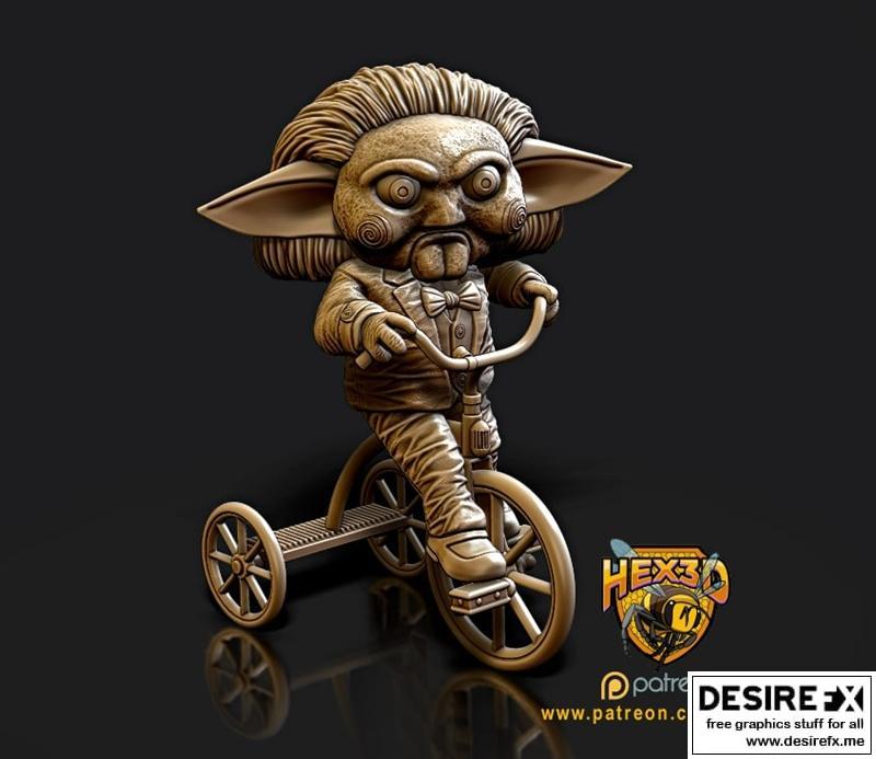 Hex3D - 罗格鲁 3D打印模型|Hex3D – Grogu Billy – 3D Print Model STL