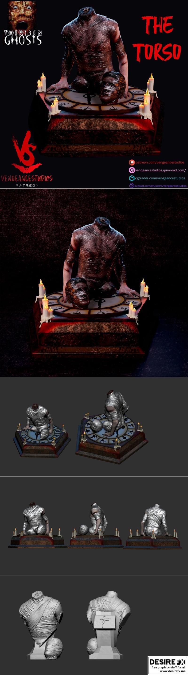 托尔索 3D打印模型|The Torso – 3D Print Model STL